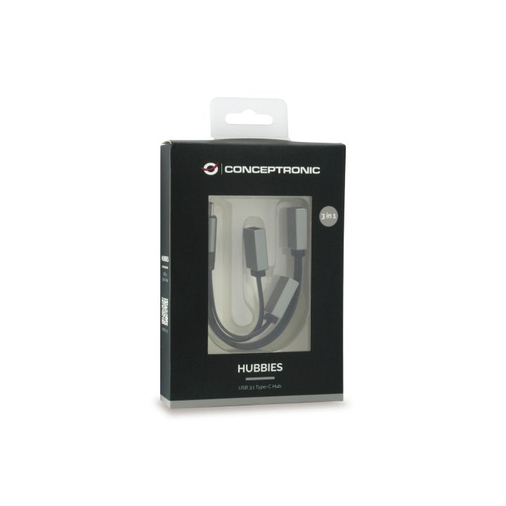 Conceptronic HUBBIES01G USB 3.2 Gen 2 (3.1 Gen 2) Type-C Interface…