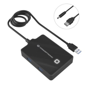 Conceptronic HUBBIES11B Laptop Docking Station and USB 3.2 Gen 1 (3.1…