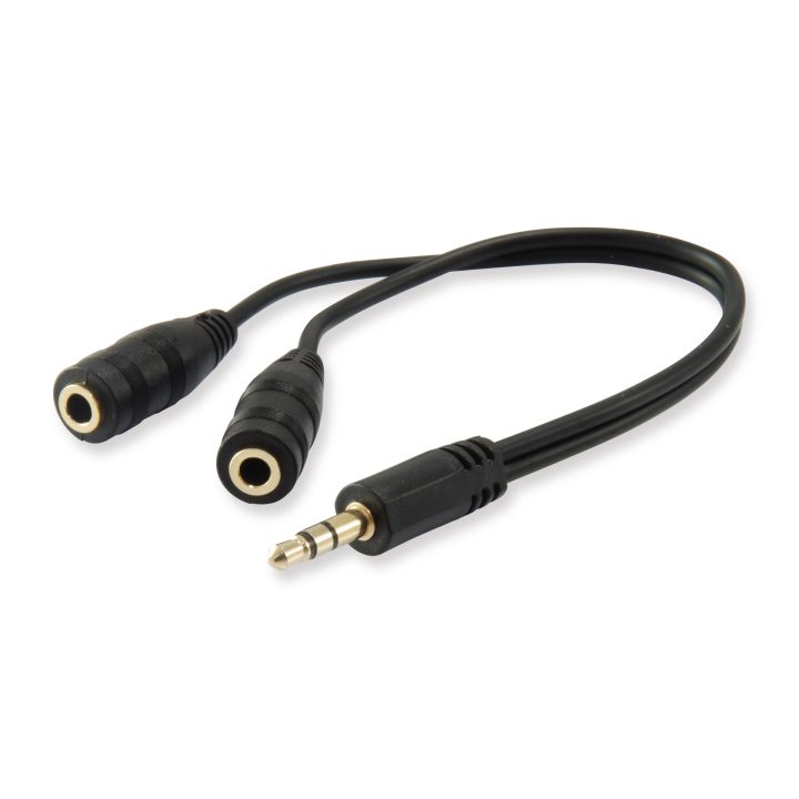 Equip 147941 divisor de áudio Preto