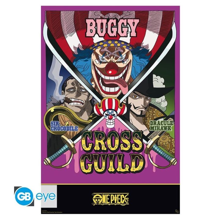 GB Eye Maxi One Piece Wanted Cross Guild Poster (GBYDCO621)