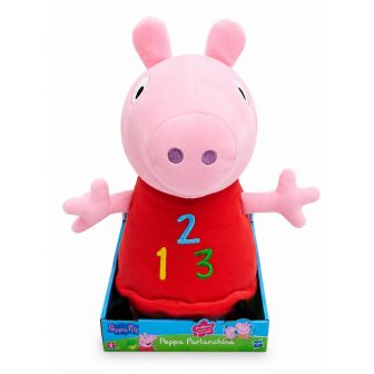 Bandai Red Peppa Pig 1 2 3 Talking (COP6602)