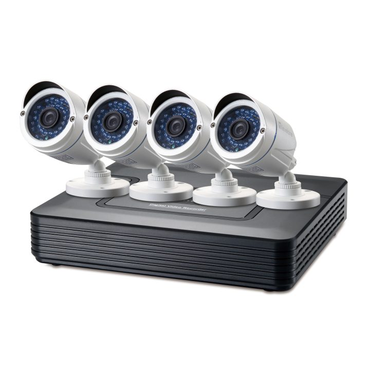 LevelOne DSK-4001 kit de videovigilância com fios 4 canais