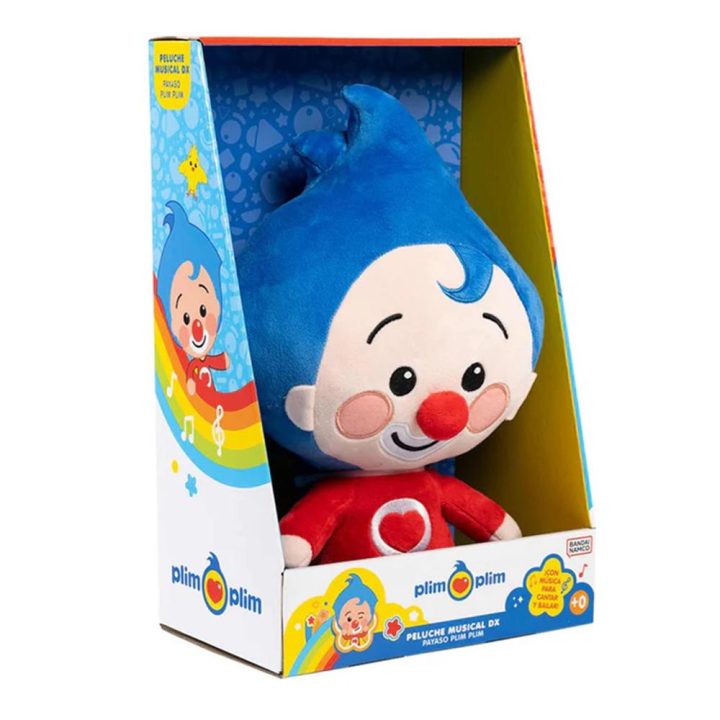 Bandai rojo Peluche musical dx payaso plim plim (PL85005)