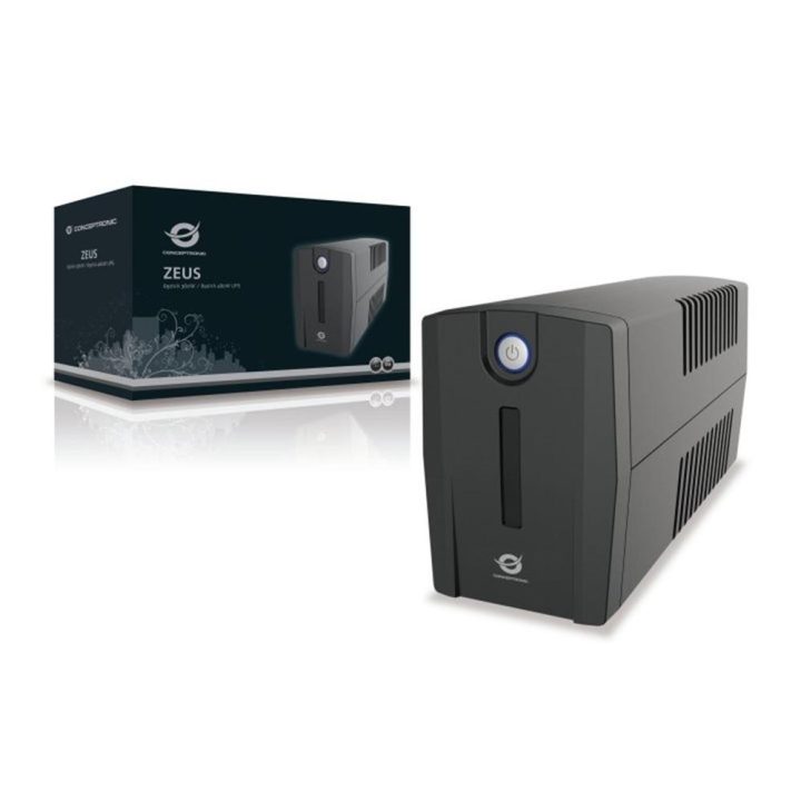 Conceptronic ZEUS01ES Uninterruptible Power Supply (UPS)…