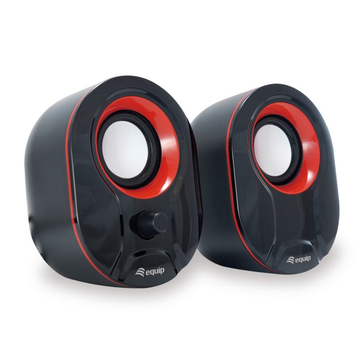 Equip 245332 Wired Speaker Black, Red 3 W