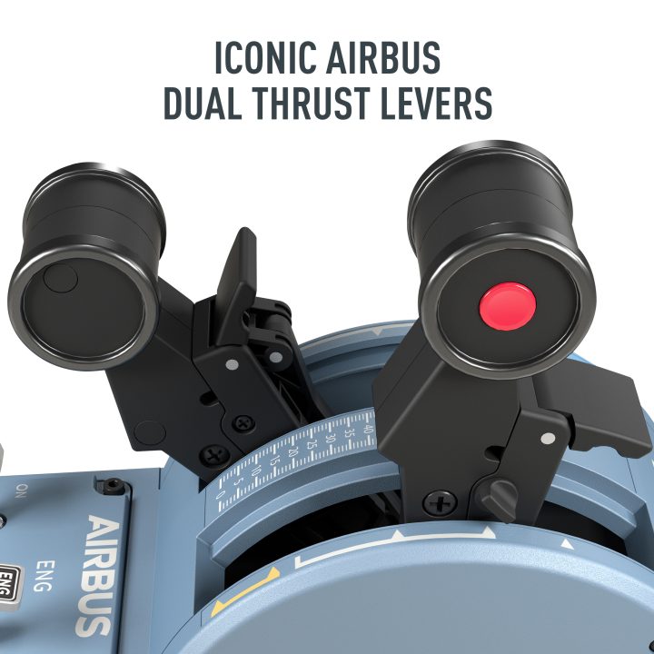 Thrustmaster TCA Quadrant Airbus Edition Preto, Azul USB Simulador de…