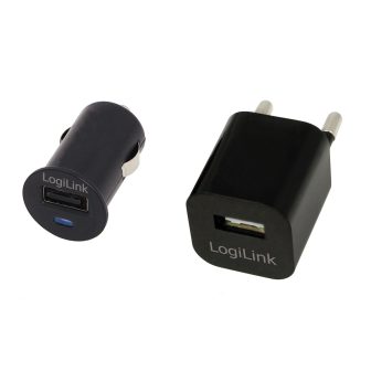 LogiLink PA0076 Car/Indoor Power Adapter and Inverter Black