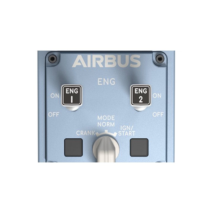 Thrustmaster TCA Quadrant Airbus Edition Preto, Azul USB Simulador de…