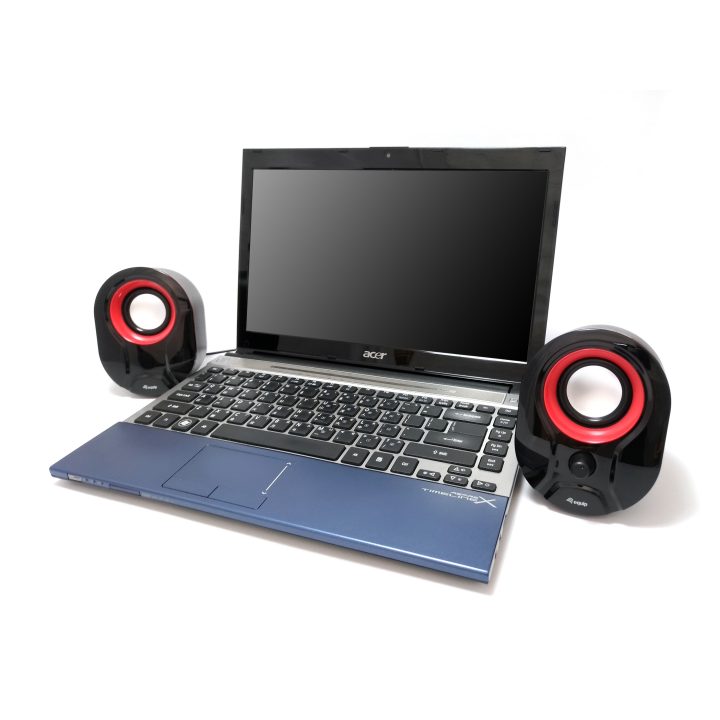 Equip 245332 Wired Speaker Black, Red 3 W