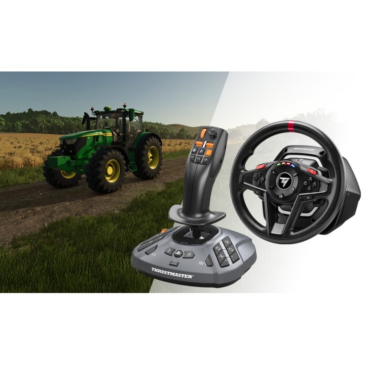 Thrustmaster T128 SimTask Farming Pack Black USB Steering Wheel +…