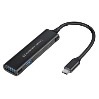 Conceptronic HUBBIES12B hub de interfaz USB 3.2 Gen 1 (3.1 Gen 1)…