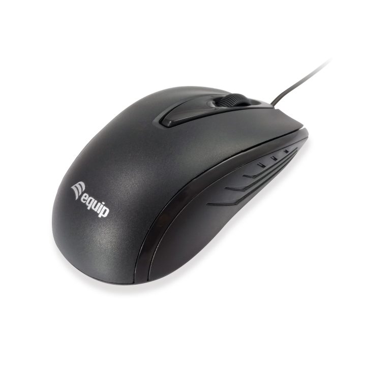 Equip 245107 rato de escritório ambidestro USB tipo A óptico 1000 DPI