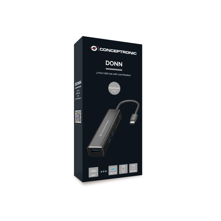 Conceptronic DONN08B base para portátil e replicador de portas USB…