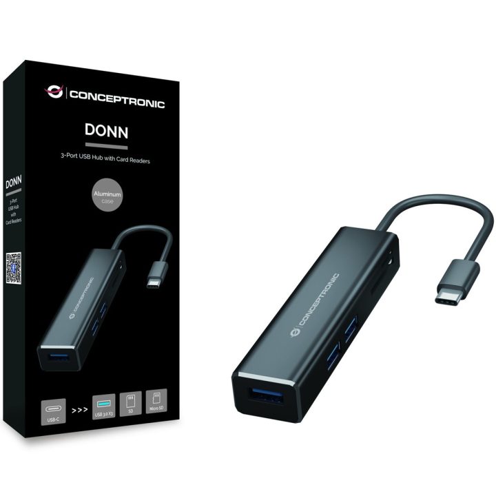 Conceptronic DONN08B Laptop Docking Station and USB 3.2 Gen 1 (3.1…