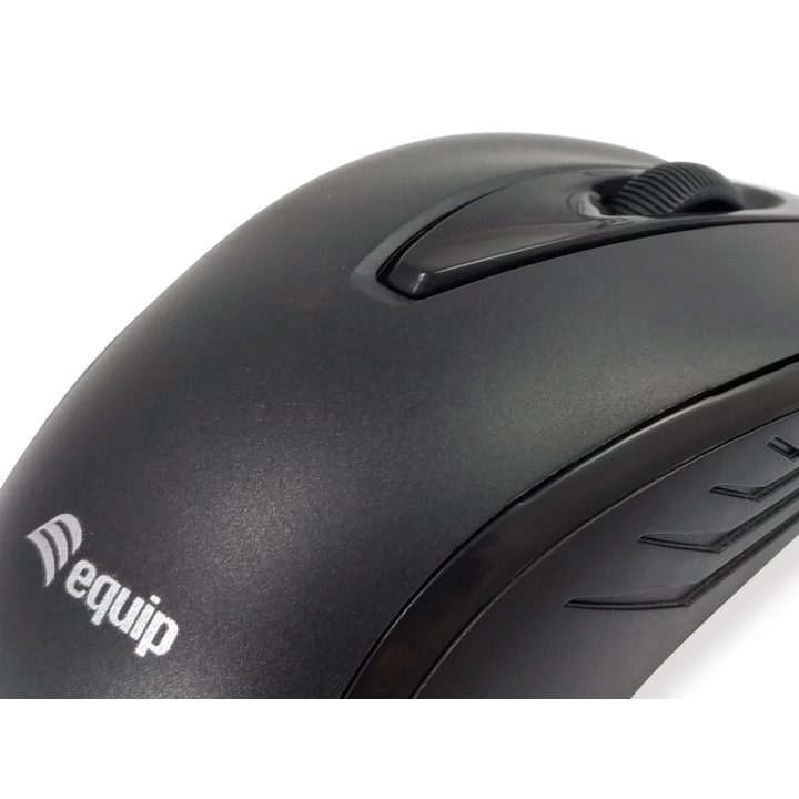 Equip 245107 Ambidextrous Optical Mouse USB Type A 1000 DPI