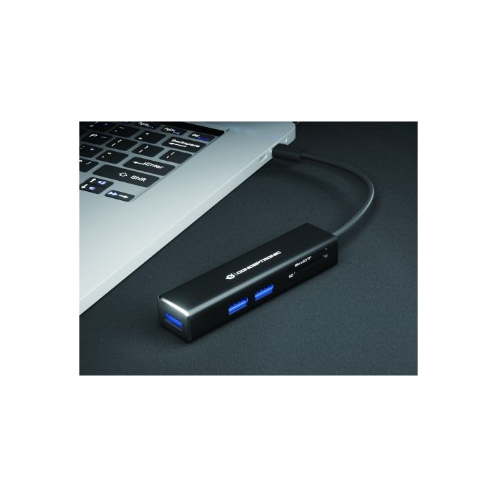 Conceptronic DONN08B base para portátil e replicador de portas USB…