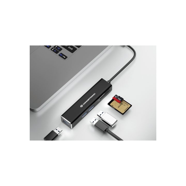 Conceptronic DONN08B base para portátil e replicador de portas USB…