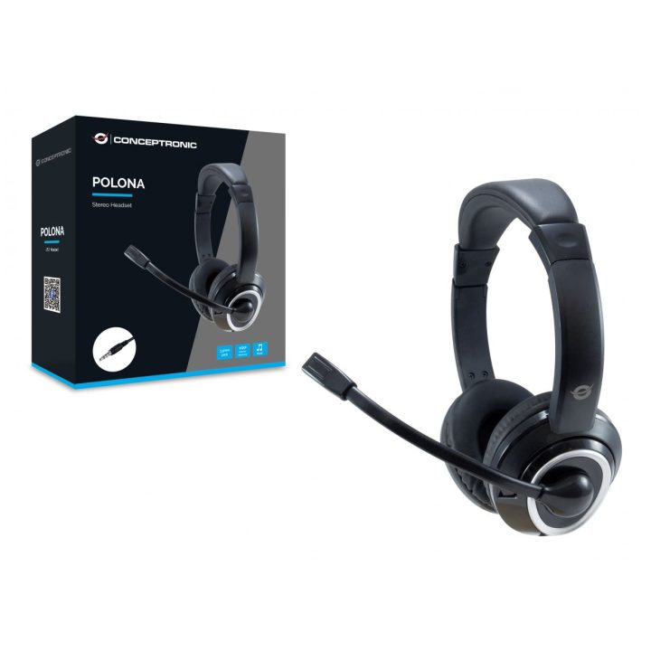 Conceptronic POLONA02B auricular y casco Auriculares Alámbrico…