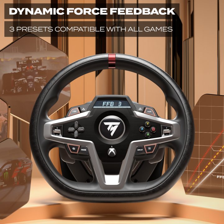 Thrustmaster T248 Preto USB Volante + Pedais Analógico/Digital PC…