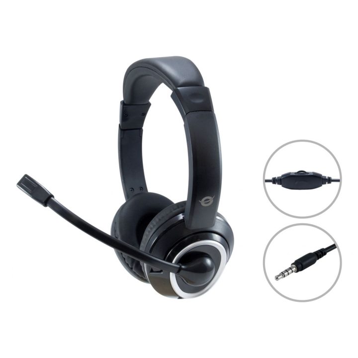 Conceptronic POLONA02B auricular y casco Auriculares Alámbrico…
