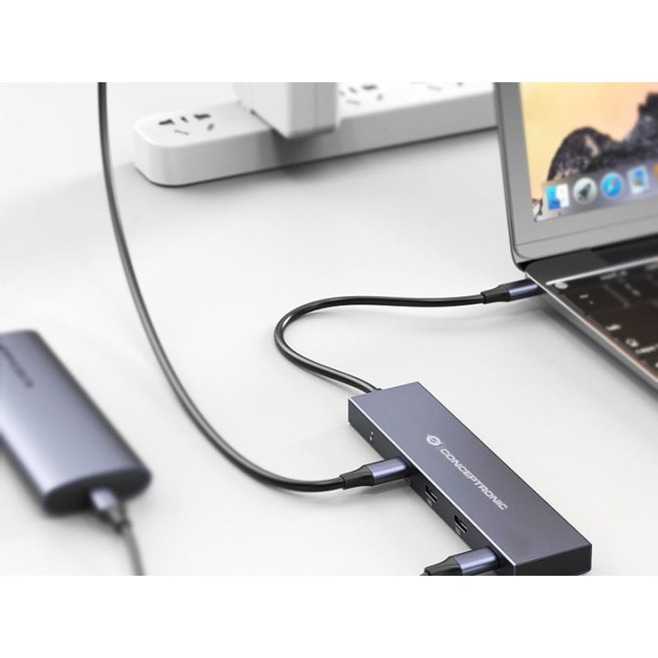 Conceptronic HUBBIES14G USB 3.2 Gen 2 (3.1 Gen 2) Type-C Interface…