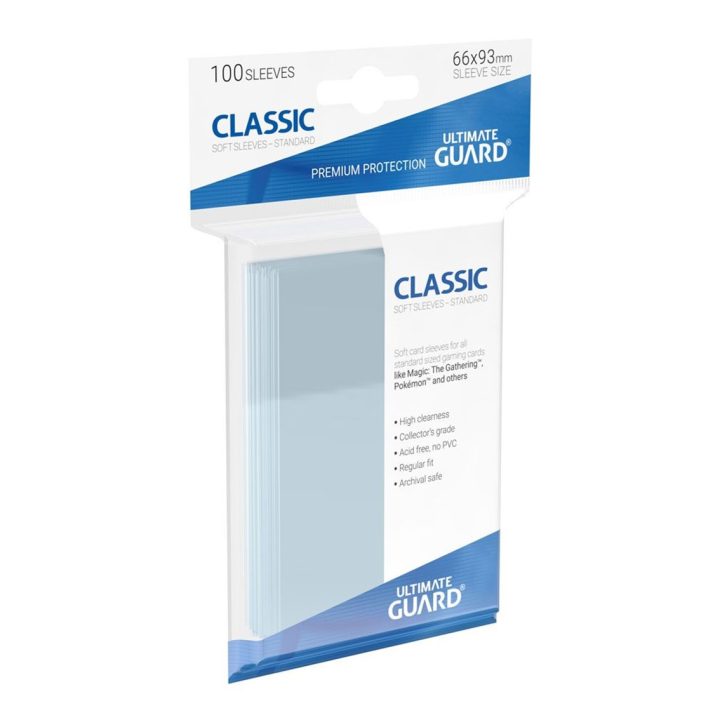 Fundas transparentes de cartas ultimate guard classic soft tamaño…
