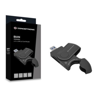 Conceptronic StreamVault BIAN04B lector de tarjeta USB 3.2 Gen 1 (3.1…
