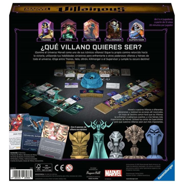 Jogo de tabuleiro Ravensburger Marvel villainous (26986)