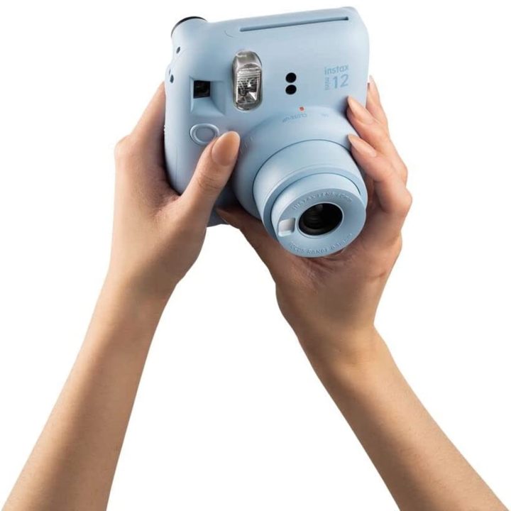 Câmara Fujifilm mini instax 12 flash - autoexposição-azul pastel…
