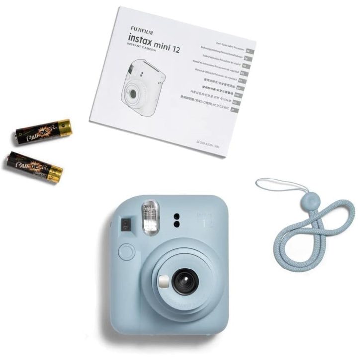 Câmara Fujifilm mini instax 12 flash - autoexposição-azul pastel…