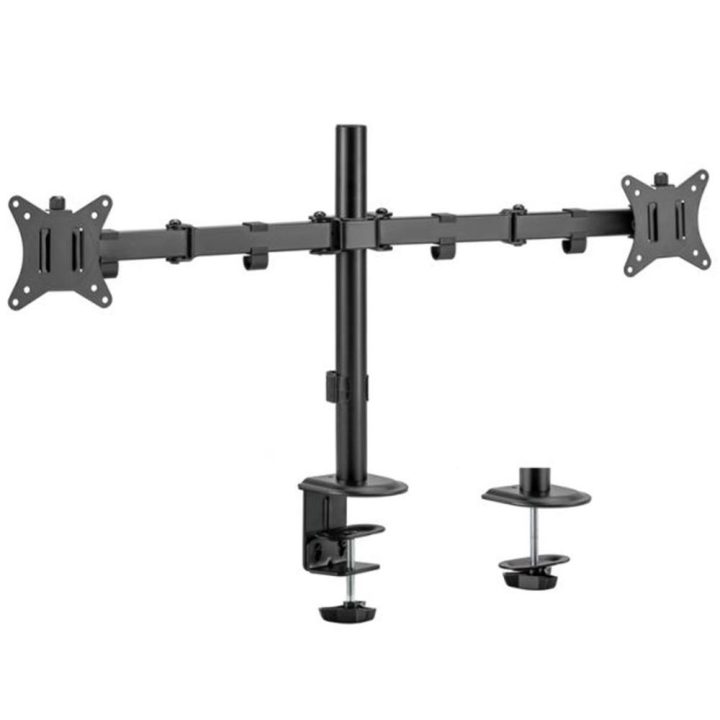 Equip Suporte de secretária articulado para dois monitores de…