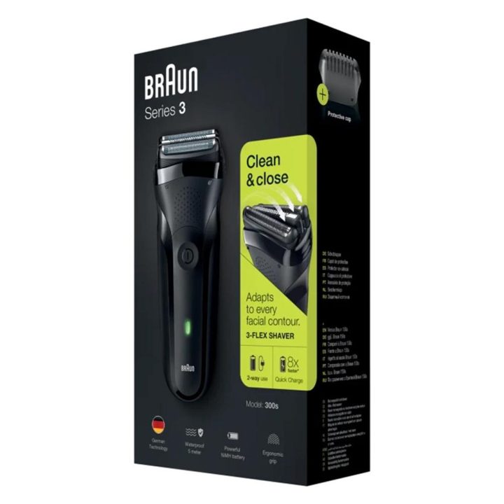 Braun Series 3 300s Foil Shaver Trimmer Black