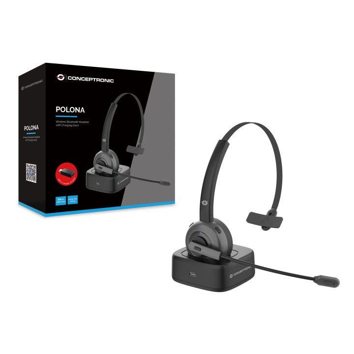 Conceptronic POLONA03BD auricular e headset Auriculares Inalámbricos…