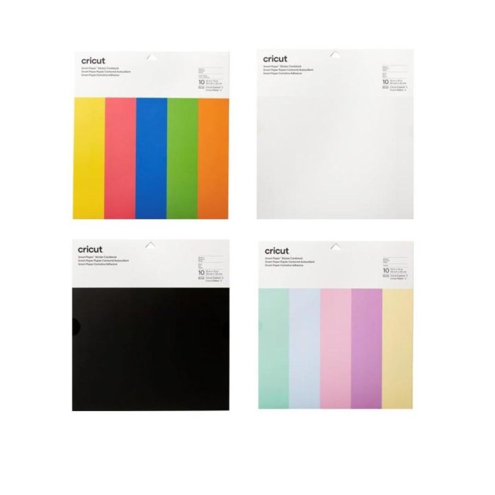 Cricut smart sticker cardstock 33x33cm 10 sheets (white) (2011835)