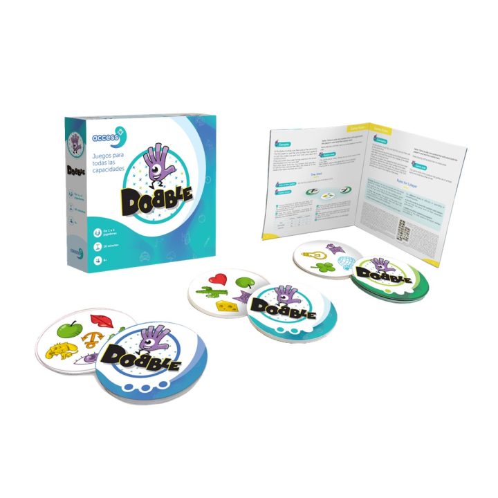 Asmodee Board Game Dobble Access+ Recommended Age 8 Years (ACSDOB01ES)