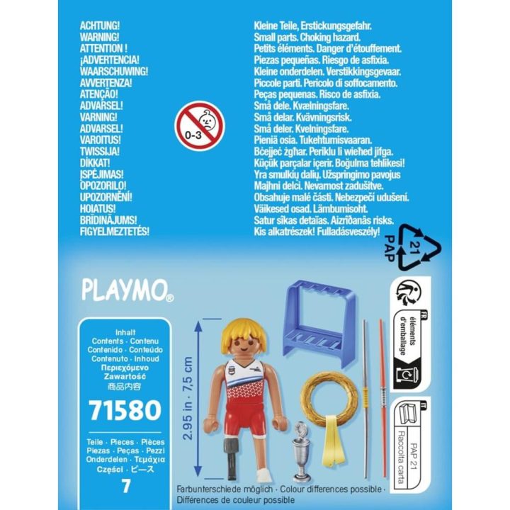 Playmobil lançamento de dardo (71580)