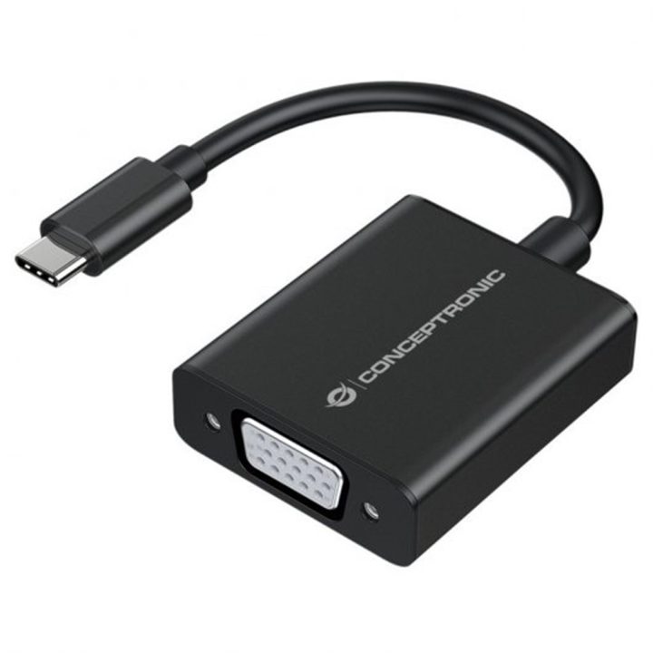 Conceptronic ABBY05B Adaptador gráfico USB 1920 x 1080 Pixeles Negro