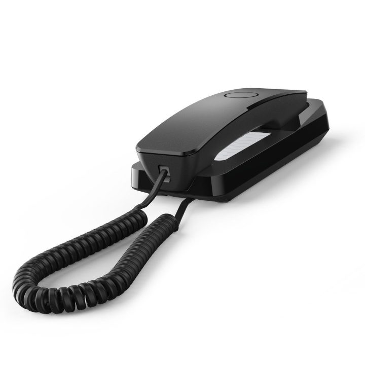 Telefone fixo Gigaset Desk 200 preto - cabo (S30054-H6539-R601)