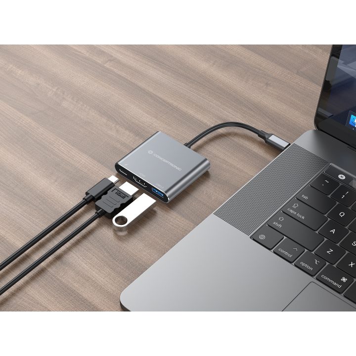 Conceptronic DONN18G Laptop Docking Station Wired USB 3.2 Gen 1 (3.1…