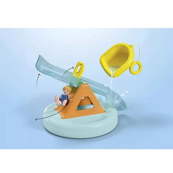 Playmobil junior aqua: ilha de banho com escorrega (71687)