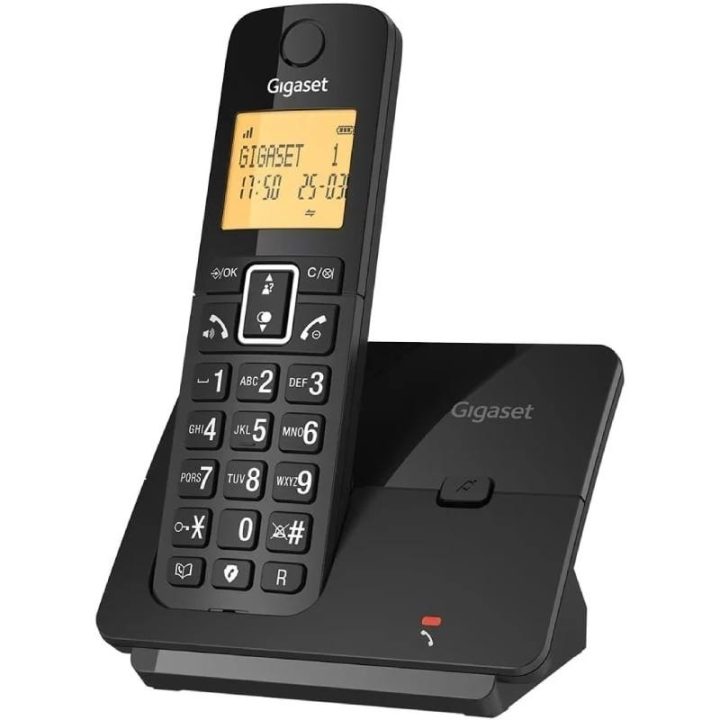 Gigaset Essential 300 Sem Fios DECT Preto (S30852-H3211-D201)