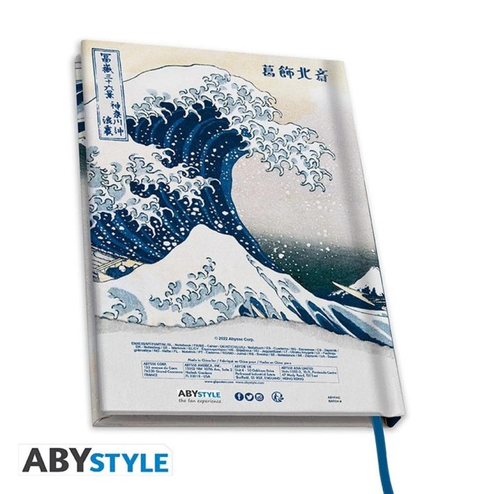 Caderno de notas A5 Abystyle Hokusai A Grande Onda (ABYNOT144)