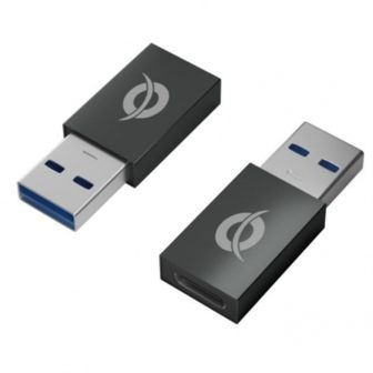 Conceptronic DONN10G USB A to USB C Gender Changer Black