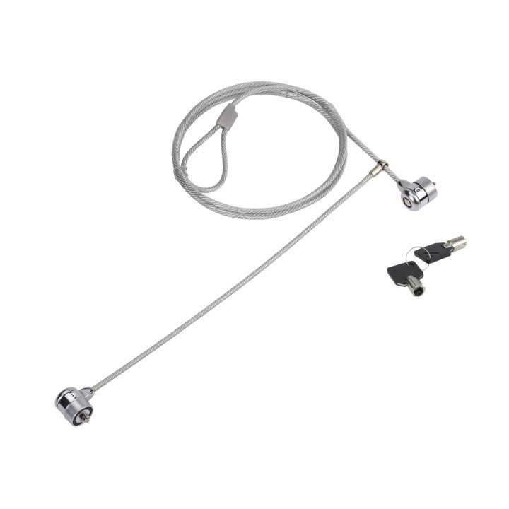 Conceptronic CNBSLOCK15T Anti-Theft Cable Silver 1.5 m