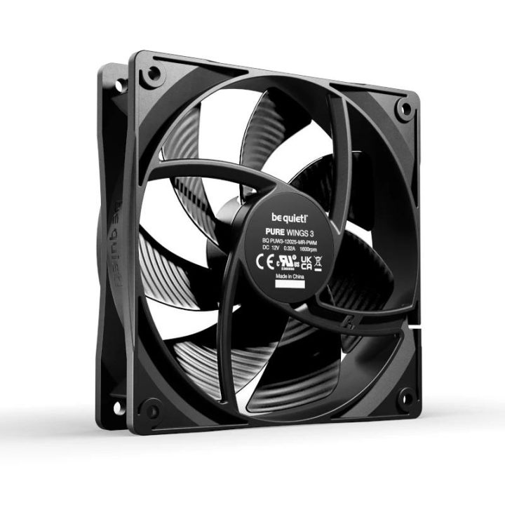be quiet! Pure Wings 3 120mm PWM Carcasa del ordenador Ventilador 12…