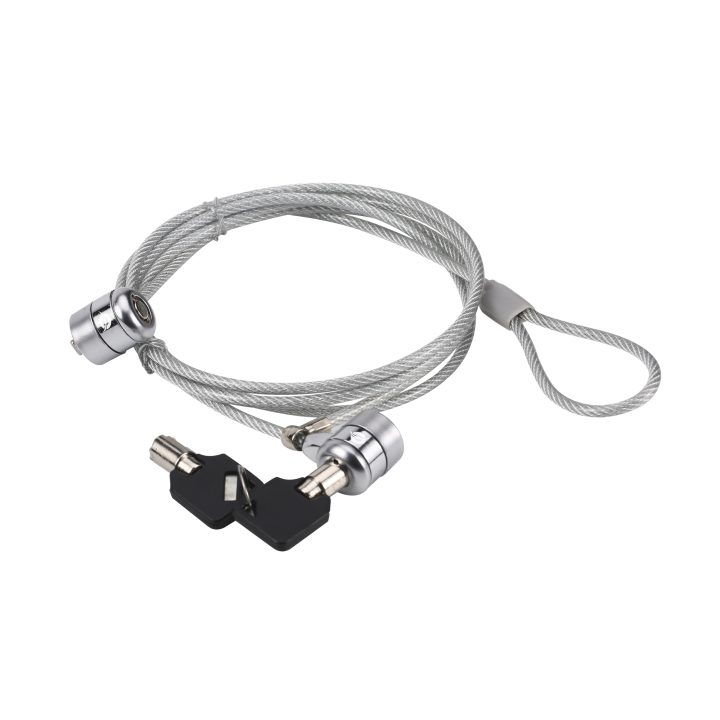Conceptronic CNBSLOCK15T Anti-Theft Cable Silver 1.5 m