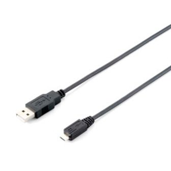 Equip 128523 Cable USB 2.0 Tipo A Macho a Micro-B Macho, 1,8m