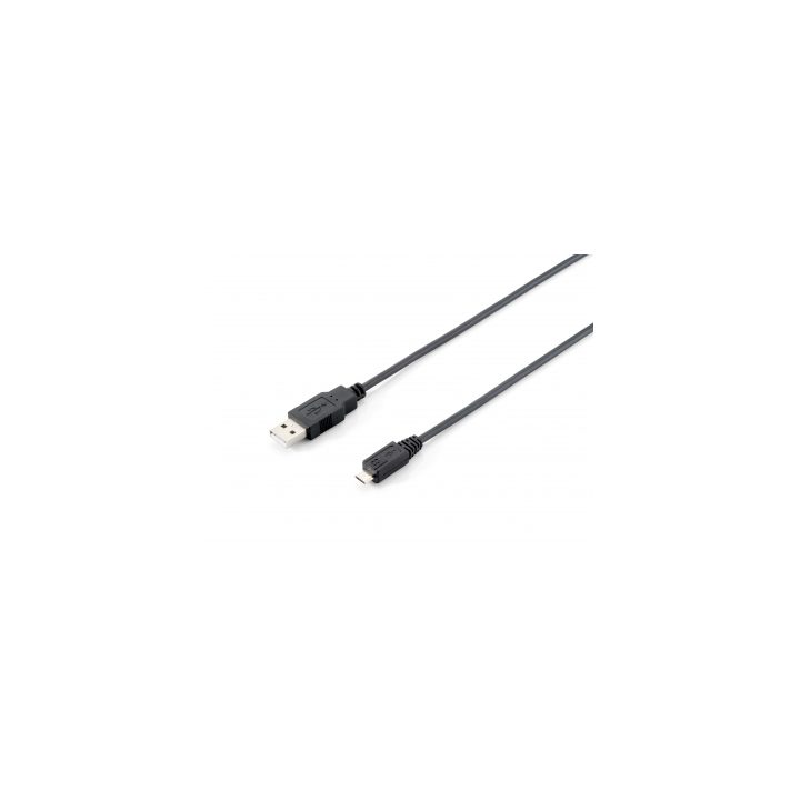 Equip 128523 Cable USB 2.0 Tipo A Macho a Micro-B Macho, 1,8m
