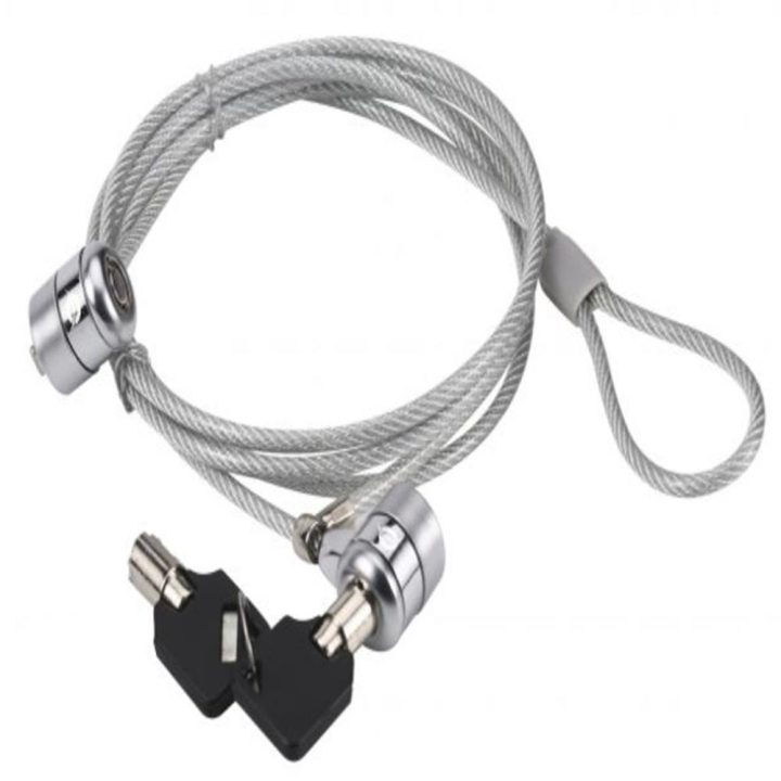 Conceptronic CNBSLOCK15T Anti-Theft Cable Silver 1.5 m