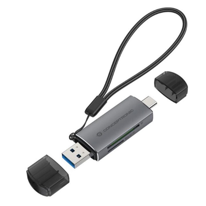 Conceptronic BIAN05G lector de tarjeta USB 3.2 Gen 1 (3.1 Gen 1)…
